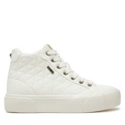 Trampki Big Star Shoes. Białe trampki i tenisówki damskie BIG STAR SHOES, bez wzorów, bez zapięcia. Za 129.99 zł.