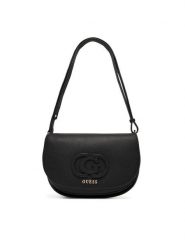 Guess Torebka Calebra HWBG95 36210 Czarny. Czarne listonoszki damskie Guess, z aplikacjami, ze skóry, bez dodatków. Za 409.99 zł.