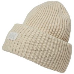 Prążkowana czapka Helly Hansen. Brązowe czapki damskie Helly Hansen, bez wzorów, z materiału, klasyczne. Za 226.50 zł.