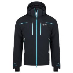 Męska kurtka narciarska Kilpi TEAM JACKET -M. Czarne kurtki sportowe męskie Kilpi, na zimę, m, bez wzorów, z nylonu, bez kaptura, narciarskie. Za 1,248.29 zł.