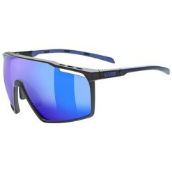 Okulary do biegania Uvex MTN Perform - black blue matt/mirror blue. Czarne okulary przeciwsłoneczne damskie Uvex. Za 322.47 zł.