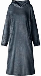 VidaXL Bluza-koc Granatowy l Flanela. Niebieskie bluzy damskie vidaXL, l, bez wzorów, bez ramiączek, bez kaptura. Za 149.99 zł.