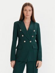 Maryley Marynarka 25IB139/43BI Zielony Regular Fit. Zielone marynarki i żakiety damskie Maryley, bez wzorów, z syntetyku, bez kołnierzyka, bez ramiączek. Za 499.99 zł.