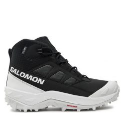 Trekkingi Salomon. Brązowe botki męskie Salomon, bez zapięcia. Za 629.99 zł.