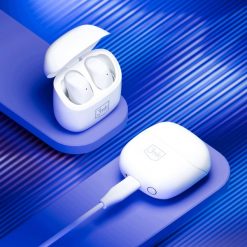 Słuchawki 3mk BlitzBuds BT 6.0 białe (5903108756716). Białe słuchawki bezprzewodowe 3mk. Za 85.47 zł.