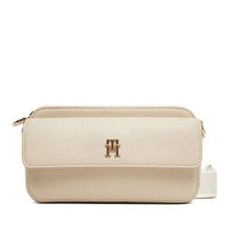 Torebka Tommy Hilfiger. Brązowe listonoszki damskie Tommy Hilfiger, bez wzorów, bez dodatków. Za 339.99 zł.