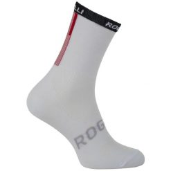 Skarpetki rowerowe Rogelli TEAM 2.0, antybakteryjne. Białe skarpetki damskie Rogelli, bez wzorów. Za 65.00 zł.