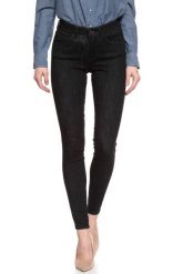 WRANGLER SKINNY RINSE BLACK W28KHS32R 112128275. Czarne spodnie materiałowe damskie Wrangler, bez wzorów, z bawełny, eleganckie, długie. W wyprzedaży za 79.99 zł.