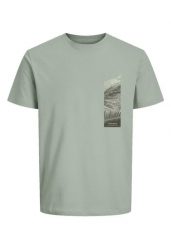 Bawełniany t-shirt T-SIDE. Zielone t-shirty męskie Volcano, m, bez wzorów, z bawełny, bez kołnierzyka, bez ramiączek. Za 59.99 zł.