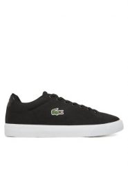 Lacoste Tenisówki 7-49CFA0004 Czarny. Czarne trampki i tenisówki damskie Lacoste, bez wzorów, z materiału, bez zapięcia. Za 249.99 zł.