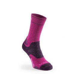 Skarpety trekkingowe Bridgedale Hike Mid Merino P Boot. Fioletowe skarpetki damskie Bridgedale, bez wzorów. Za 98.99 zł.