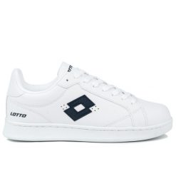 Buty męskie sportowe trampki Lotto JAMBOL. Białe trampki męskie Lotto, bez wzorów, sportowe, bez zapięcia. Za 139.00 zł.