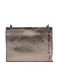 Calvin Klein Torebka Ck Night Square Crossbody_Shiny K60K612793 Srebrny. Szare torebki do ręki damskie Calvin Klein, bez wzorów, ze skóry, bez dodatków. Za 309.99 zł.