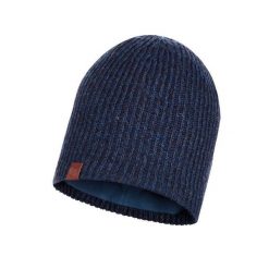Czapka zimowa Buff Knitted & Fleece Hat. Niebieskie czapki damskie Buff, na zimę, bez wzorów. Za 130.09 zł.