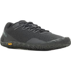Buty do Biegania Męskie Merrell Vapor Glove 6. Czarne buty sportowe męskie Merrell, bez wzorów, bez zapięcia, do biegania. Za 449.99 zł.