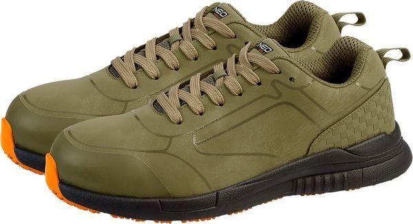 Neo Półbuty robocze O2 SR FO, ultra antislip, rozmiar 42. Półbuty męskie NEO, bez wzorów, bez obcasa, bez zapięcia. Za 149.99 zł.