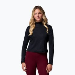 Longsleeve trekkingowy damski Columbia Granite Point Turtleneck. Czarne bielizna sportowa damska Columbia, bez wzorów. Za 209.99 zł.