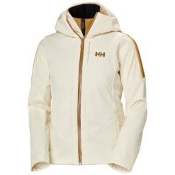 Damska kurtka narciarska z kapturem Helly Hansen Avanti Softshell. Białe kurtki sportowe damskie Helly Hansen, na zimę, bez wzorów, z softshellu, bez ramiączek, z kapturem, narciarskie. Za 1,805.00 zł.
