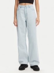 Karl Kani Jeansy Signature K 61000045 Niebieski Straight Leg. Niebieskie jeansy damskie Karl Kani, bez wzorów, z bawełny. Za 189.99 zł.