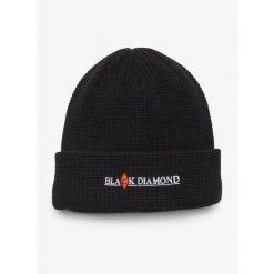 Czapka zimowa Black Diamond Merino Beanie - black. Czarne czapki damskie Black Diamond, na zimę, bez wzorów. Za 167.99 zł.