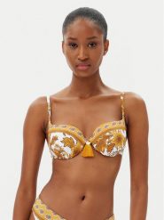 Selmark Góra od bikini BM217 Żółty. Żółte bikini Selmark, bez wzorów, z syntetyku. Za 219.99 zł.