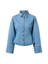 Neo Noir Dżinsowa bluzka damska - różowa D Kobiety Jeansy niebieski jednolity, 36. Czerwone jeansy damskie Neo Noir, bez wzorów, z jeansu. Za 349.95 zł.