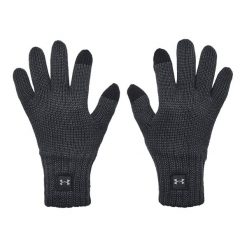 Rękawiczki zimowe Under Armour Halftime Wool. Czarne rękawiczki męskie Under Armour, na zimę, bez wzorów. Za 149.99 zł.