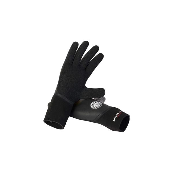 Rękawiczki do sportów wodnych Rip Curl Rubber Soul 3MM Glove. Czarne rękawiczki damskie Rip Curl, bez wzorów. Za 109.99 zł.