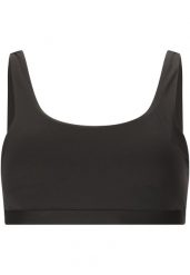 Damski top do kostiumu kąpielowego Athlecia Ally. Czarne stroje kąpielowe damskie Athlecia, s, bez wzorów, z materiału. Za 157.50 zł.