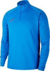 Nike Bluza męska Dry Academy Dril Top niebieska r. S (AJ9708-453). Niebieskie bluzy męskie Nike, m, bez wzorów, bez ramiączek, bez kaptura. Za 158.22 zł.