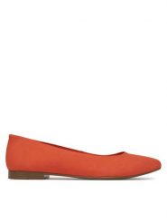 Lasocki Baleriny RST-KAJA-01N Pomarańczowy. Brązowe balerinki damskie Lasocki, bez wzorów, z nubiku, bez obcasa, bez zapięcia. Za 139.99 zł.