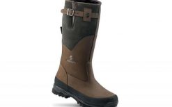 Buty wysokie trekkingowe myśliwskie Crispi Finland GTX. Brązowe trekkingi męskie Crispi, z gore-texu, przed kolano, bez zapięcia. Za 2,099.00 zł.
