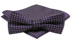 Modna Mucha Męska - Alties - Intensywny Fiolet w Groszki. Krawaty i muchy Alties, bez wzorów, eleganckie. Za 54.00 zł.