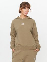 New Balance Bluza Essentials French Terry Hoodie WT33512 Zielony Regular Fit. Zielone bluzy damskie New Balance, m, bez wzorów, z bawełny, bez ramiączek, bez kaptura. Za 349.99 zł.