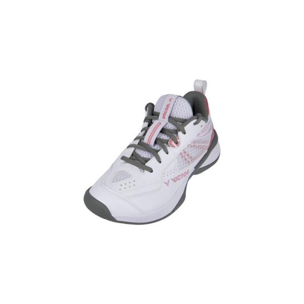 Buty sportowe VICTOR A610IVF AH. Białe obuwie sportowe damskie Victor, bez wzorów, bez zapięcia. Za 399.99 zł.