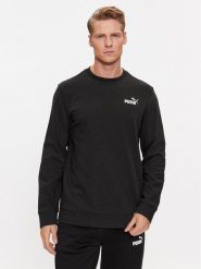 Puma Bluza Ess Elevated 675974 Czarny Regular Fit. Czarne bluzy męskie Puma, m, bez wzorów, z bawełny, bez ramiączek, bez kaptura. W wyprzedaży za 139.99 zł.