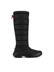 Hunter Śniegowce WFT2108WWU Czarny. Czarne śniegowce damskie Hunter, z materiału, bez zapięcia. Za 799.99 zł.