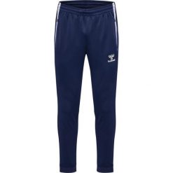 Spodnie do biegania Hummel Lead 2.0. Niebieskie spodnie dresowe damskie Hummel, bez wzorów, z dresówki, sportowe. Za 217.50 zł.