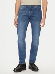 Calvin Klein Jeansy K10K114061 Niebieski Slim Fit. Niebieskie jeansy męskie Calvin Klein, z bawełny. Za 299.99 zł.