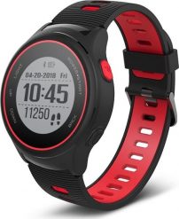 Smartwatch Forever SW-600 Czarno-czerwony. Czarne zegarki smartwatch Forever, bez wzorów. Za 149.00 zł.
