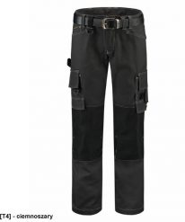 TRICORP - ADLER - Spodnie robocze unisex, Cordura, 300 g/m, 65 % poliester, 35 % bawełna ciemnoszary 50. Szare spodnie sportowe męskie TRICORP, m, bez wzorów, z bawełny. Za 195.97 zł.