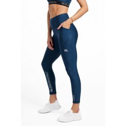 Legginsy fitness damskie Rough Radical Speed X. Niebieskie legginsy damskie ROUGH RADICAL, bez wzorów. W wyprzedaży za 144.42 zł.