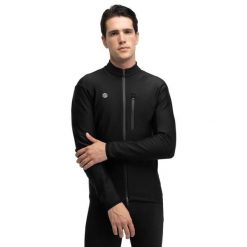 Kurtka rowerowa softshell męska J3 Seymour. Czarne kurtki męskie SIROKO, m, bez wzorów, z softshellu, bez kaptura. Za 381.00 zł.