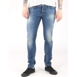 Diesel Tepphar Dżinsy Niebieski. Niebieskie jeansy męskie Diesel, z bawełny, vintage. Za 1,300.95 zł.
