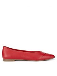 Lasocki Baleriny RST-ROSE-06 Czerwony. Czerwone balerinki damskie Lasocki, bez wzorów, ze skóry, bez obcasa, bez zapięcia. Za 169.99 zł.