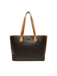 Valentino Torebka Lady Re VBS8GT02 Brązowy. Brązowe shopperki damskie Valentino, bez wzorów, ze skóry, bez dodatków. Za 399.99 zł.