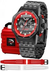 Zegarek męski Vostok Europe VK64-640C470B czarny. Czarne zegarki męskie Vostok Europe, bez wzorów. Za 8,895.85 zł.