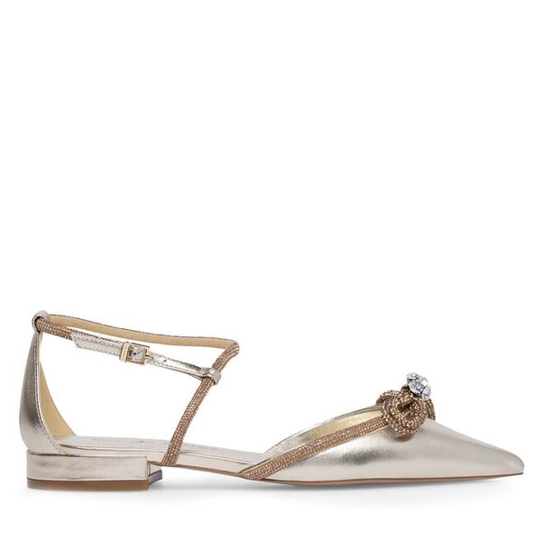 Baleriny Eva Minge. Żółte balerinki damskie Eva Minge, bez wzorów, bez obcasa, bez zapięcia. Za 169.99 zł.