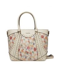 Laura Vita Torebka Amber 02 Biały. Białe shopperki damskie Laura Vita, bez wzorów, ze skóry, bez dodatków. Za 239.99 zł.