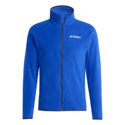 Bluza Terrex Multi Full-Zip Fleece. Niebieskie bluzy sportowe męskie Adidas, m, bez wzorów, z materiału, bez kaptura. W wyprzedaży za 249.20 zł.